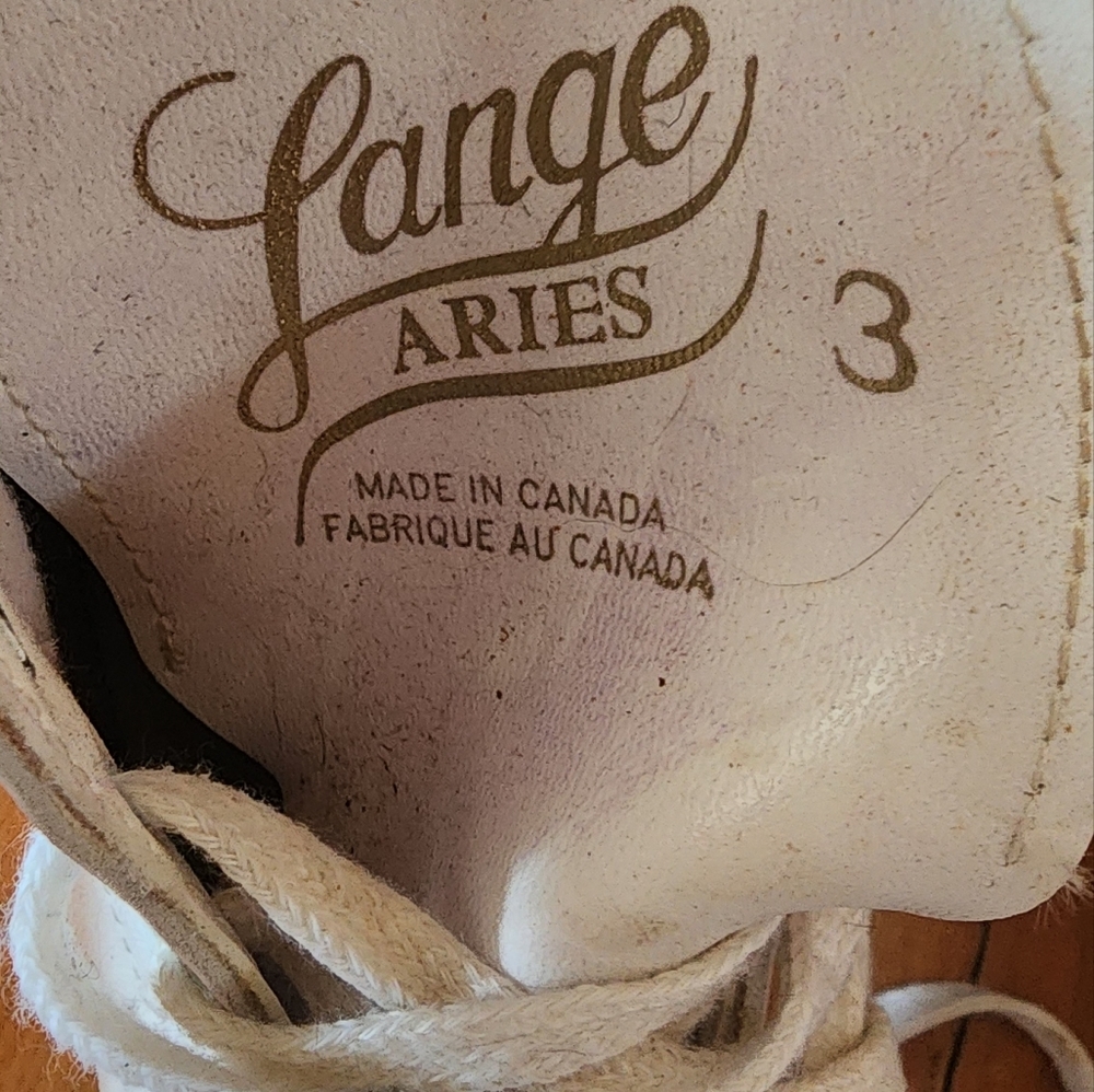 Lange White Women's Ice Skates - Picture 4 of 4